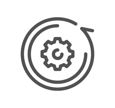 Çarklı dişli çizgisi simgesi