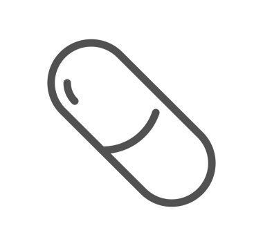 haplar kapsül ikon vektör çizim şablonu