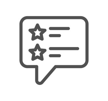 Sohbet simgesi vektörü beyaz arkaplanda izole edildi, konuşma şeffaf işareti