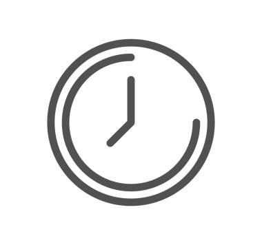 saat saat saat simgesi ana hat biçiminde