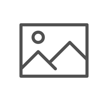 Beyaz arkaplanda izole edilmiş basit pitcure simgesi 