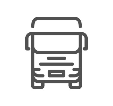 Beyaz arkaplandaki kamyon simgesi, vektör illüstrasyonu