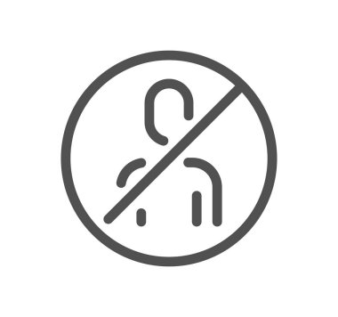 Beyaz arka plan üzerinde izole kişi simgesi