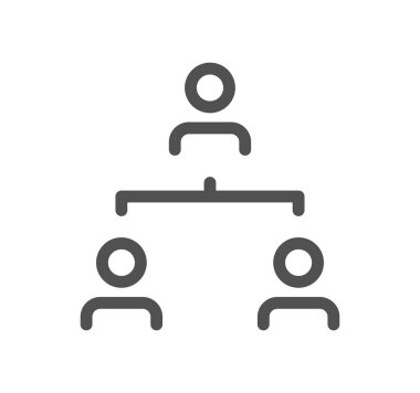 Beyaz arkaplanda izole edilmiş bir grup insan 