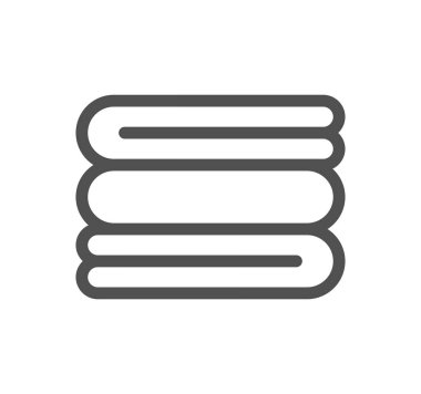 beyaz zemin üzerine havlu yığını