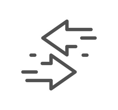 Beyaz arka plan üzerinde izole ok simgesi 