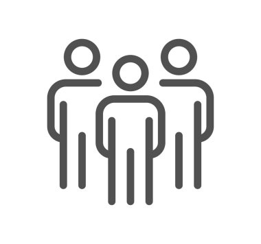 iş takım çalışması simgesi, vektör illüstrasyonu basit tasarım 