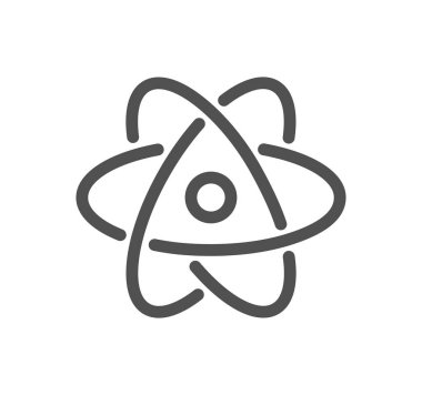 atom vektörü çizim şablonu