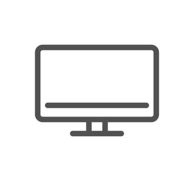 bilgisayar izleyici simgesi vektörü