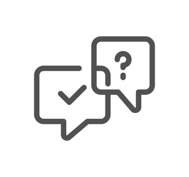 Sohbet kabarcığı vektör illüstrasyonu