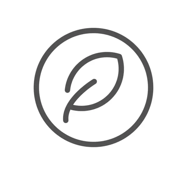 Yaprak simgesi, vektör illüstrasyonu basit tasarım 