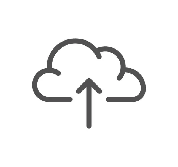 cloud icon, vector illustration simple design