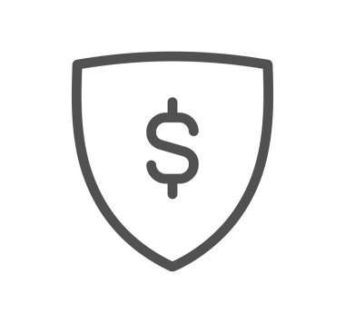 Dolar simgesi, vektör illüstrasyonu