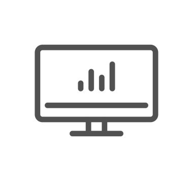 grafik ve grafik simgesi, vektör illüstrasyonu basit tasarım