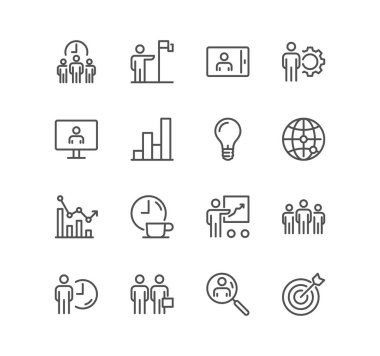 iş ve finans simgeleri, vektör illüstrasyonu basit tasarım.