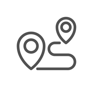 harita gezinme simgesi ana hat biçiminde