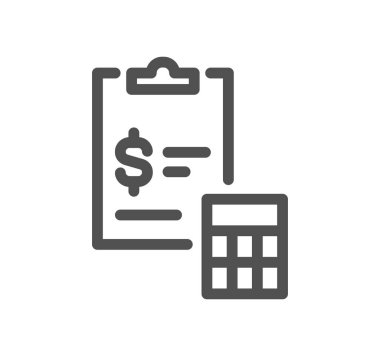 Pano simgesi, vektör illüstrasyonu basit tasarım