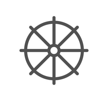 Direksiyon simgesi, vektör illüstrasyonu