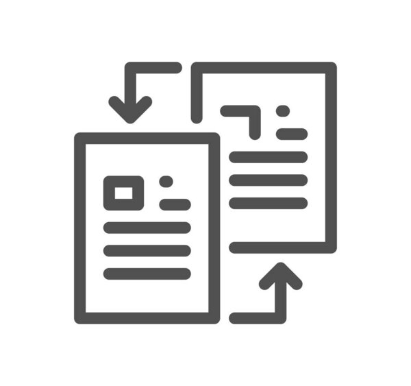 значок передачи данных, векторная иллюстрация простая конструкция