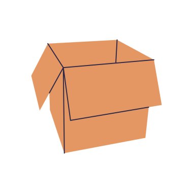 Karton kutu, paketlenmiş kargo, yığınla kutu, mal, paket yığını, yığınla karton kutu, karton kutular, depo depolama, kargo nakliyesi veya düz vektör çizimi için paketlenmiş eşyalar..