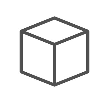 Küpler ilgili simge çizgisi ve doğrusal vektör.