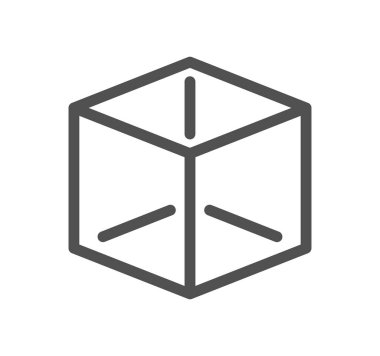 Küpler ilgili simge çizgisi ve doğrusal vektör.