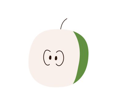 Taze elma ve yapraklar, doğal organik aperatifler, sağlıklı vitamin yiyecekler, tüm olgun meyveler, doğal olgun yiyecekler, meyve düzlüğü çizimleri..