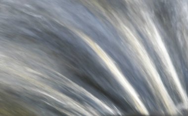 Şelalede suya yakın çekim yapan soyut doğal arkaplan