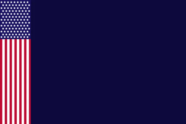 Американський Прапор Фон Зоною Копіювання Придатною Використання Протягом Американського Дня — стоковий вектор