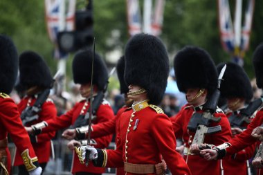 Londra, Birleşik Krallık-15 Haziran 2024: Londra Renkli Süvari Birliği