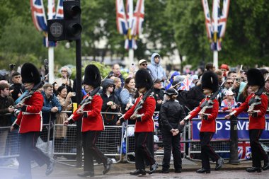 Londra, Birleşik Krallık-15 Haziran 2024: Londra Renkli Süvari Birliği