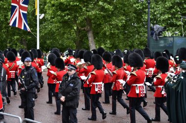 Londra, Birleşik Krallık-15 Haziran 2024: Londra Renkli Süvari Birliği