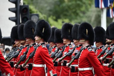 Londra, Birleşik Krallık-15 Haziran 2024: Londra Renkli Süvari Birliği