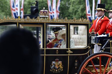 Londra, Birleşik Krallık-15 Haziran 2024: Londra Renkli Süvari Birliği