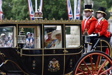 Londra, Birleşik Krallık-15 Haziran 2024: Londra Renkli Süvari Birliği