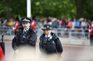 Londra, İngiltere, Uk-15 Haziran 2024: Buckingham sarayı kraliyet geçidi, Londra İngiltere