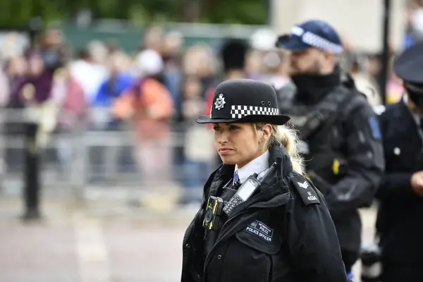 Londra, İngiltere, Uk-15 Haziran 2024: Buckingham sarayı kraliyet geçidi, Londra İngiltere