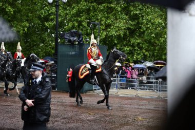 Londra, İngiltere, Uk-15 Haziran 2024: Buckingham sarayı kraliyet geçidi, Londra İngiltere