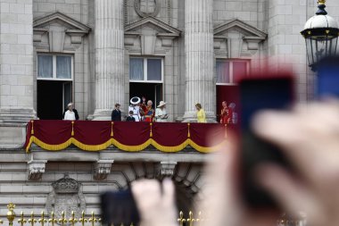 Londra, İngiltere, Uk-15 Haziran 2024: Buckingham sarayı kraliyet geçidi, Londra İngiltere
