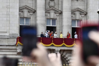 Londra, İngiltere, Uk-15 Haziran 2024: Buckingham sarayı kraliyet geçidi, Londra İngiltere