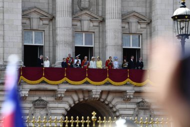 Londra, İngiltere, Uk-15 Haziran 2024: Buckingham sarayı kraliyet geçidi, Londra İngiltere