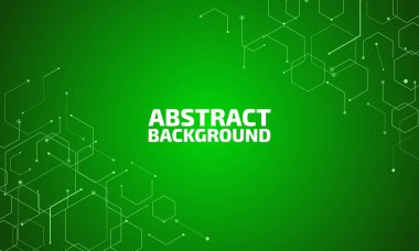 Abstract green gradient color background.