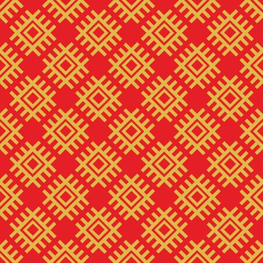 Kırmızı, pürüzsüz duvar kağıdı deseni, vektör.