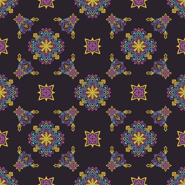 Vector beautiful damask seamless pattern.