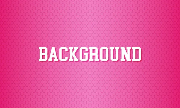 Abstract Pink Hexagonal Background Vector Illustration — Vector de stock