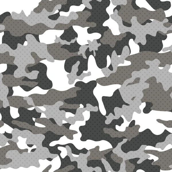 Camouflage Texture Seamless Pattern Abstract — Stockvektor