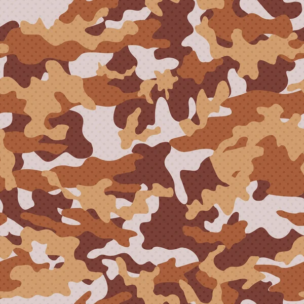 Camouflage Seamless Pattern Orange Design — Stockvektor