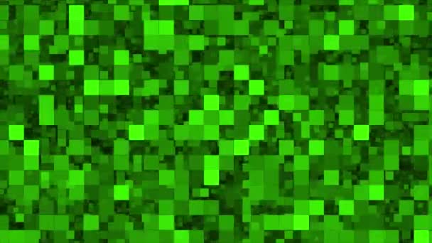 Animierter Grüner Pixelgras Hintergrund Das Konzept Der Spiele Hintergrund — Stockvideo