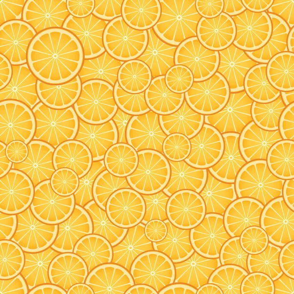 Stock vector Sliced orange seamless pattern, exotic fruits vector background.