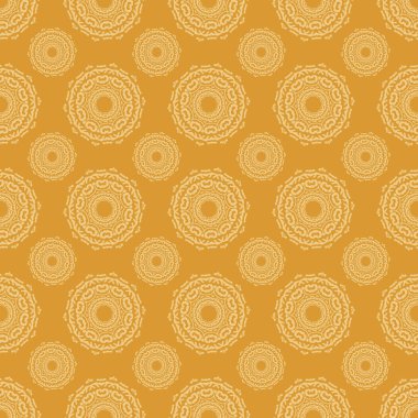 Kusursuz kızıl, turuncu damaske deseni.